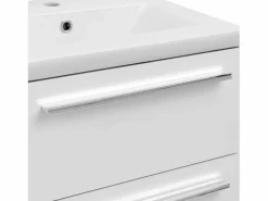 Conjunto De Baño|Conjunto para baño de pie, 80 cm, armario con lavabo, columna Bryza