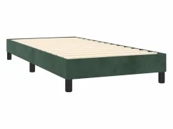 Conjunto Boxspring - 90x200 cm + colchón terciopelo oscuro ES333460^ New
