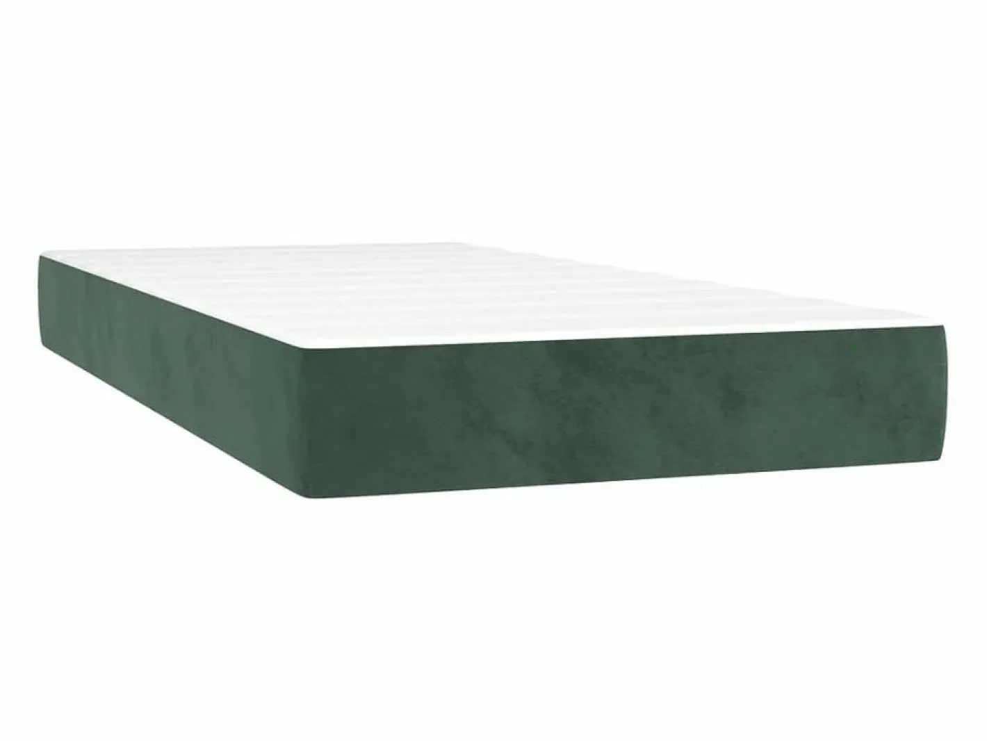 Conjunto Boxspring - 90x200 cm + colchón terciopelo oscuro ES333460^ New