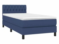 Cama Continental Boxspring|Conjunto Boxspring - 90x190 cm + colchón tela ES190811