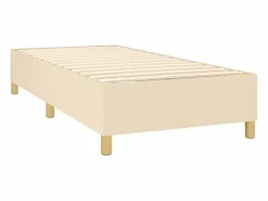 Cama Continental Boxspring|Conjunto Boxspring - 80x200 cm colchón y luces LED tela ES472618