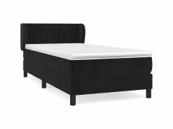 Cama Continental Boxspring|Conjunto Boxspring - 80x200 cm + Somieres + colchón terciopelo ES38064
