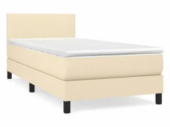 Conjunto Boxspring - 90x190 cm + colchón tela color ES515278^ Clearance