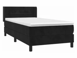 Cama Continental Boxspring|Conjunto Boxspring - 80x200 cm + Somieres + colchón terciopelo ES44986