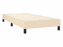 Cama Continental Boxspring|Conjunto Boxspring - 90x190 cm + colchón tela color ES543428