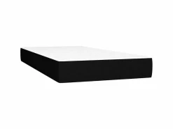 Conjunto Boxspring - 90x190 cm + Somieres + colchón tela ES39893 Negro Hot