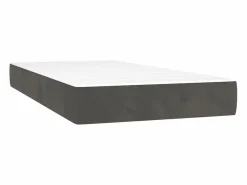 Cama Continental Boxspring|Conjunto Boxspring - 90x190 cm + colchón terciopelo oscuro ES923564