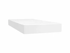 Cama Continental Boxspring|Conjunto Boxspring - 90x200 cm + Somieres + colchón cuero sintético ES41709