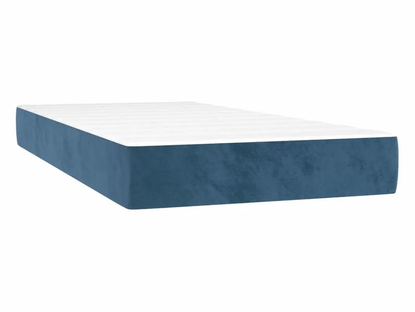 Conjunto Boxspring - 80x200 cm + colchón terciopelo oscuro ES750915^ Discount
