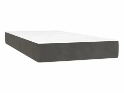 Conjunto Boxspring - 90x200 cm + Somieres + colchón terciopelo oscuro ES35520^ Sale