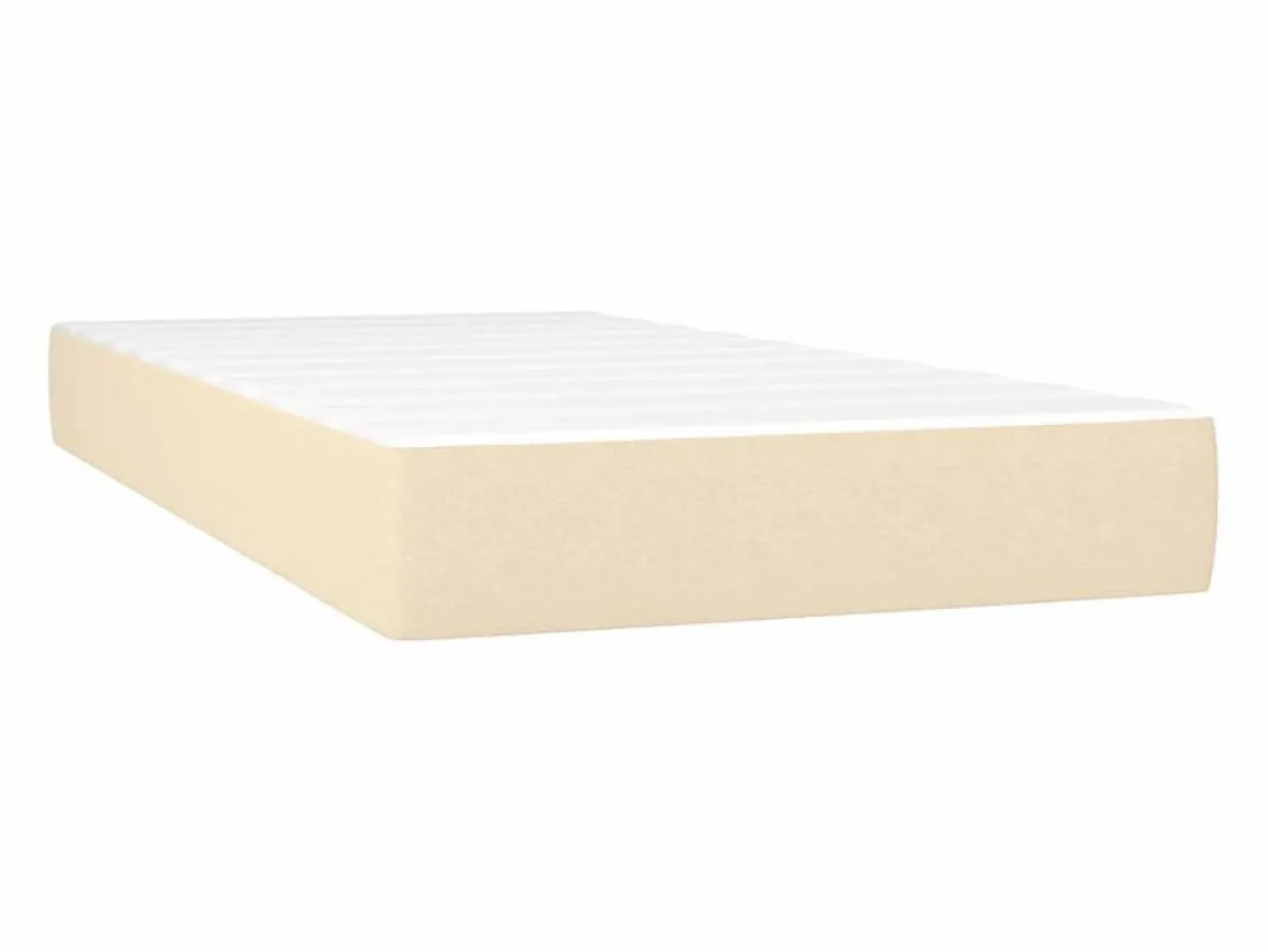 Cama Continental Boxspring|Conjunto Boxspring - 90x190 cm + colchón tela color ES492978