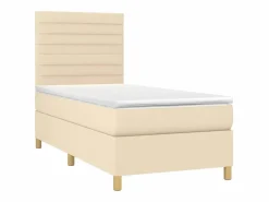Cama Continental Boxspring|Conjunto Boxspring - 80x200 cm + colchón tela color ES544685