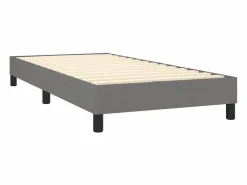 Cama Continental Boxspring|Conjunto Boxspring - 80x200 cm + Somieres + colchón tela oscuro ES37981