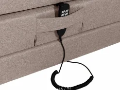 Palacio Cama Continental Boxspring|Cama Articulada|Conjunto boxspring relax tela 2x90x200 cm CASTEL