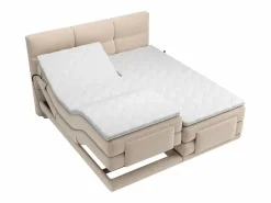 Conjunto boxspring relax tela 2 x 90 x 200 cm LODI de^Palacio Online