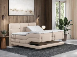 Conjunto boxspring relax tela 2 x 90 x 200 cm LODI de^Palacio Online