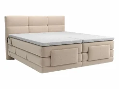 Palacio Cama Continental Boxspring|Cama Articulada|Conjunto boxspring relax tela 2 x 80 x 200 cm LODI de
