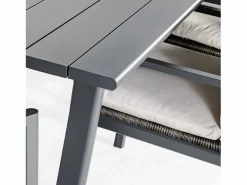 Conjunto comedor jardín ONIX 7 piezas Antracita^ Discount