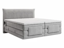Conjunto completo Boxspring eléctrico 2 x 80 x 200 cm queen size Tejido - ZANORO de^Palacio Outlet