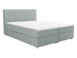 Ysmée Conjunto completo boxspring - 180 x 200 cm - Tela - - ONAN de YSMÉE Gris claro Discount