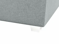 Ysmée Conjunto completo boxspring - 180 x 200 cm - Tela - - ONAN de YSMÉE Gris claro Discount