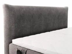 Conjunto completo Boxspring eléctrico 2 x 90 x 200 cm king size Antracita Tejido - ZANORO de^Palacio