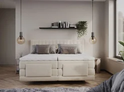 Conjunto completo boxspring - 2 x 90 x 200 cm - Terciopelo - - DONISI de^Palacio Discount