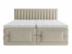 Palacio Conjunto completo boxspring - 2 x 80 x 200 cm - Terciopelo - - DONISI de Beige Online