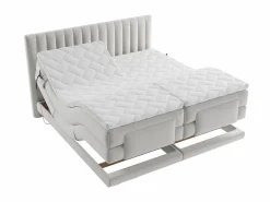Palacio Cama Continental Boxspring|Cama Articulada|Conjunto completo boxspring - 2 x 90 x 200 cm - Terciopelo - - DONISI de
