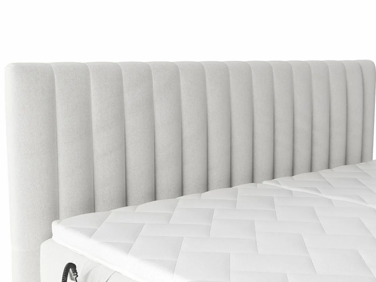Palacio Cama Continental Boxspring|Cama Articulada|Conjunto completo boxspring - 2 x 90 x 200 cm - Terciopelo - - DONISI de