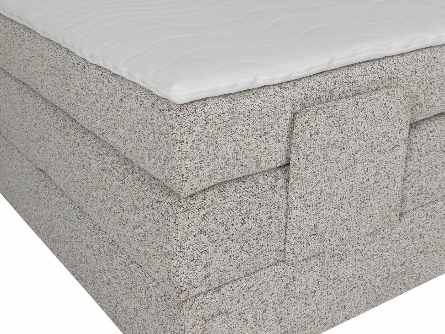 Palacio Conjunto completo boxspring eléctrico 2 x 90 x 200 cm - Tela - KALASI de Beige Outlet
