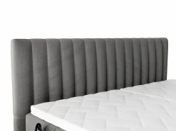 Conjunto completo Boxspring eléctrico 2 x 90 x 200 cm king size Antracita Tejido - DONISI de^Palacio Outlet
