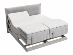 Conjunto completo Boxspring eléctrico 2 x 90 x 200 cm king size Tejido - ZANORO de^Palacio Discount