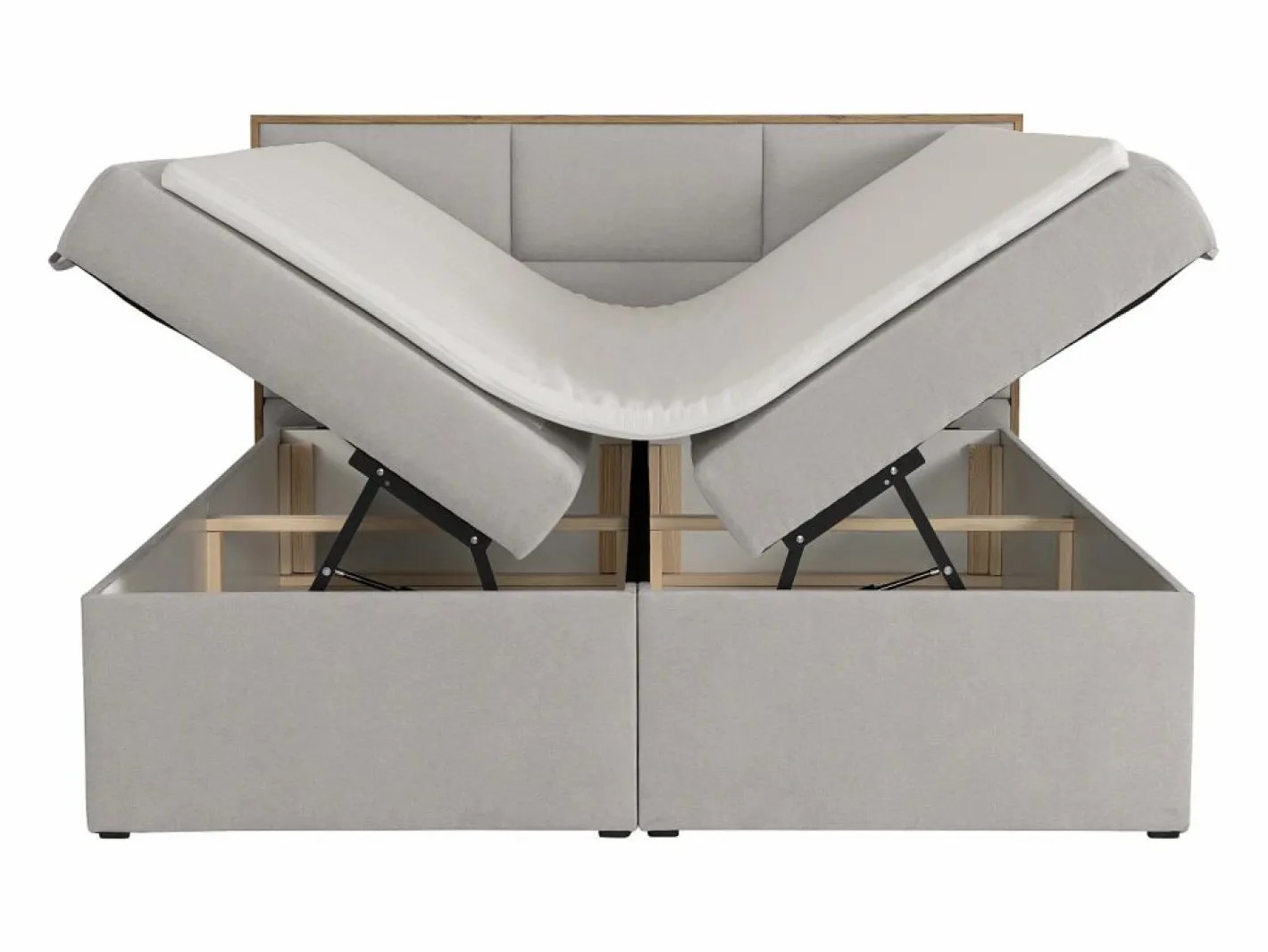 Conjunto completo de decoración para dormitorio con canapés abatibles - 160 x 200 cm - - SIAKI^Ysmée Outlet