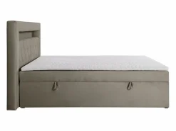 Ysmée Cama Continental Boxspring|Conjunto completo de decoración de dormitorio canapés abatibles - 180 x 200 - Terciopelo - - ORANA