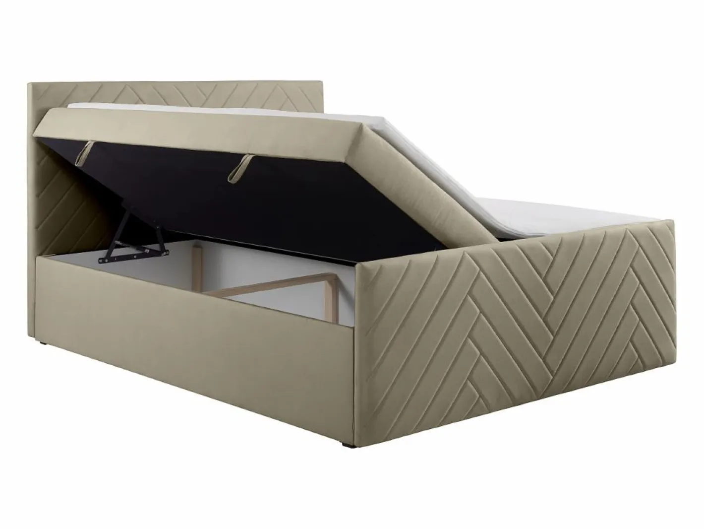 Ysmée Conjunto completo de ropa de cama canapés abatibles - 180 x 200 - Terciopelo - - MAKANA Topo Discount