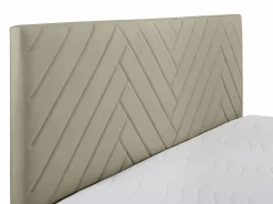 Ysmée Conjunto completo de ropa de cama canapés abatibles - 180 x 200 - Terciopelo - - MAKANA Topo Discount