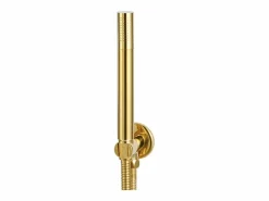 Helloshop26 Alcachofa De Ducha, Cabezal|Conjunto completo de sistema de ducha con cabezal de ducha de acero inoxidable dorado 02_0003107