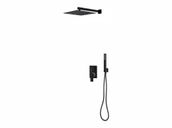 Helloshop26 Alcachofa De Ducha, Cabezal|Conjunto completo de sistema de ducha con cabezal de ducha de acero inoxidable 02_0003108
