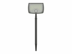 SOLARGEO Conjunto de 2 balizas solares o apliques de pared con sensor de movimiento - 700 lúmenes - CHENDI Negro Hot