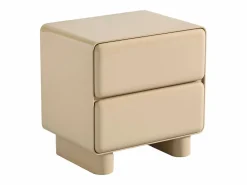Conjunto de 2 mesitas de noche con 2 cajones mdf burdeos lacado - AUNELA^Vente-unique Hot
