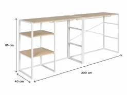 Conjunto de 2 percheros modulares para buhardilla 200x85cm KADRA^ Clearance