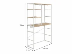 Conjunto de 2 percheros modulares para buhardilla 200x85cm KADRA^ Clearance
