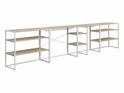 Burro Para Ropa|Conjunto de 4 percheros modulares para buhardilla 400x85cm KADRA