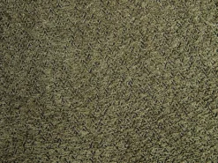 Vente-unique Sillas Y Lotes De Sillas|Conjunto de 2 sillas en tela bouclé y madera de hevea - Verde caqui y negro - LIVELIA