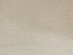 Vente-unique Conjunto de 6 sillas giratorias con reposabrazos en tela y metal negro - - LEJINA Crema Clearance