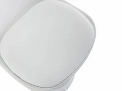 Vente-unique Conjunto de 2 taburetes de bar de polipropileno y metal - - XAFY Blanco New