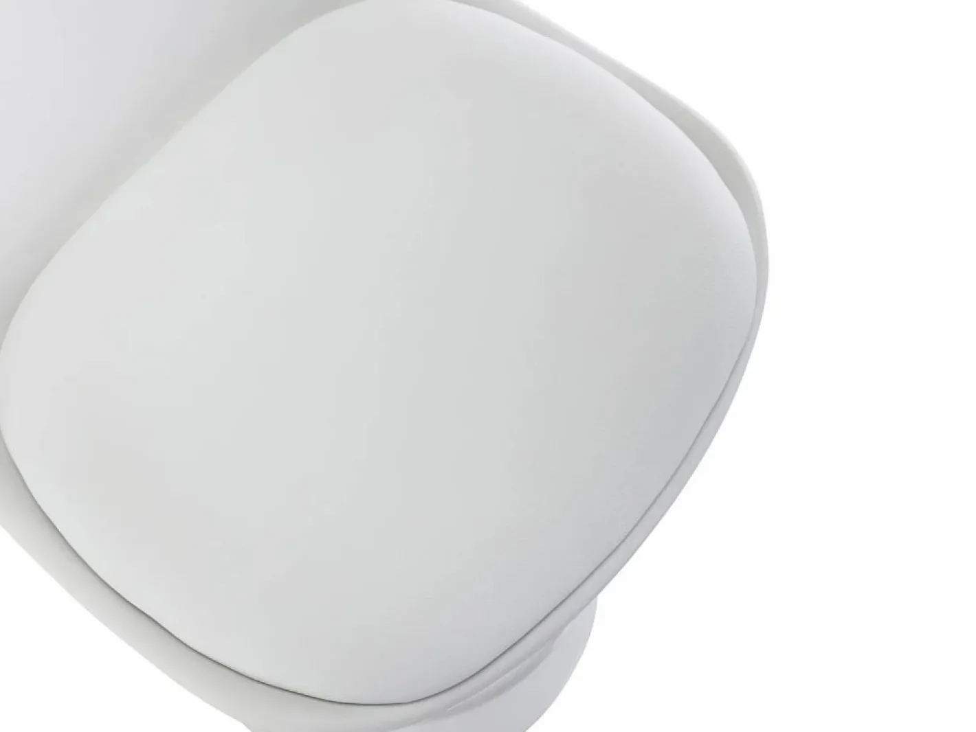 Vente-unique Conjunto de 2 taburetes de bar de polipropileno y metal - - XAFY Blanco New