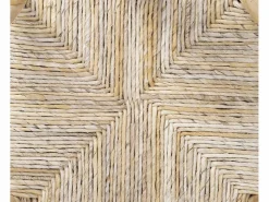 Conjunto de 2 taburetes de bar de teca y mimbre - Natural - POGIANA^Vente-unique Best