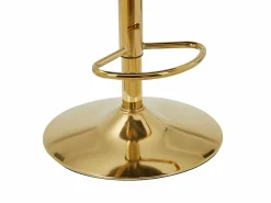 Conjunto de 2 taburetes de bar de terciopelo y metal - Altura regulable - - DORALIZ^Vente-unique New